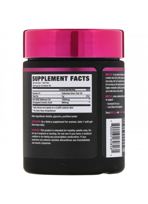 NLA for Her, Her CLA, 1,200 mg, 60 Soft Gels