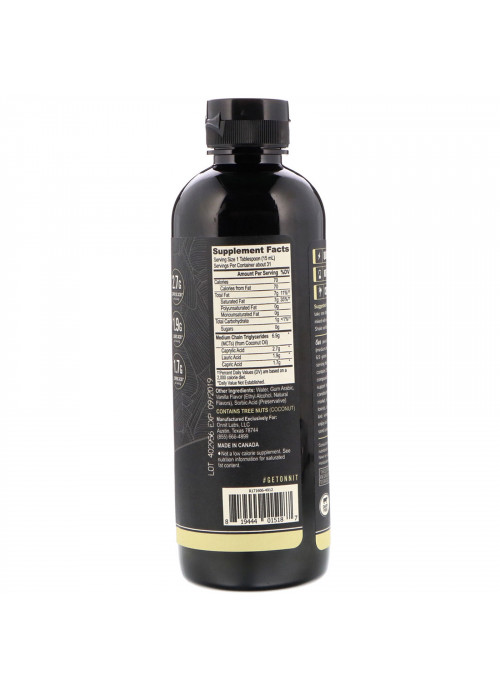 Onnit, Emulsified MCT Oil, Non-Dairy Creamer, Creamy Vanilla, 16 fl oz (473 ml)