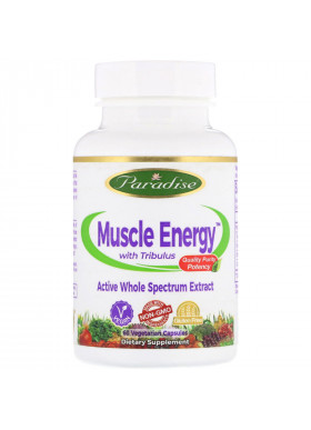 Paradise Herbs, Muscle Energy with Tribulus, 60 Vegetarian Capsules