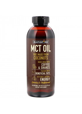 RAPIDFIRE, MCT Oil, Unflavored, 16 oz (473 ml)