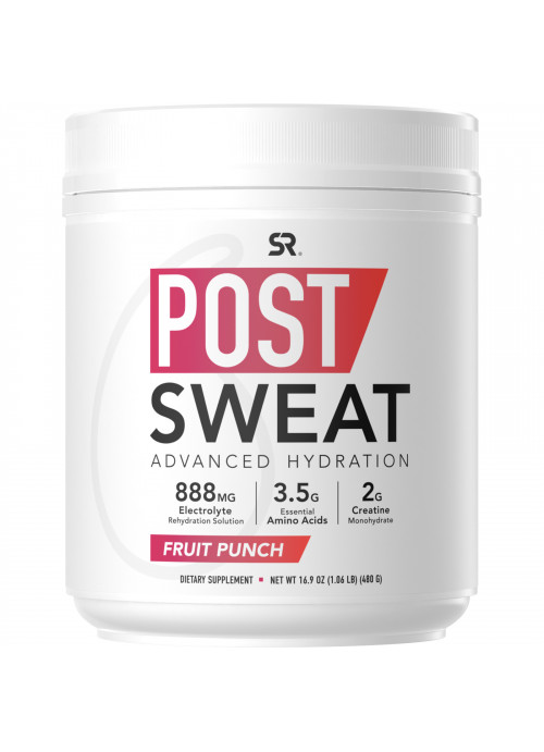 Sports Research, Post-Sweat Advanced Hydration, Fruit Punch, 16.9 oz (480 g)