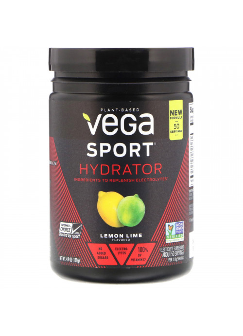 Vega, Sport, Hydrator, Lemon-Lime, 4.9 oz (139 g)