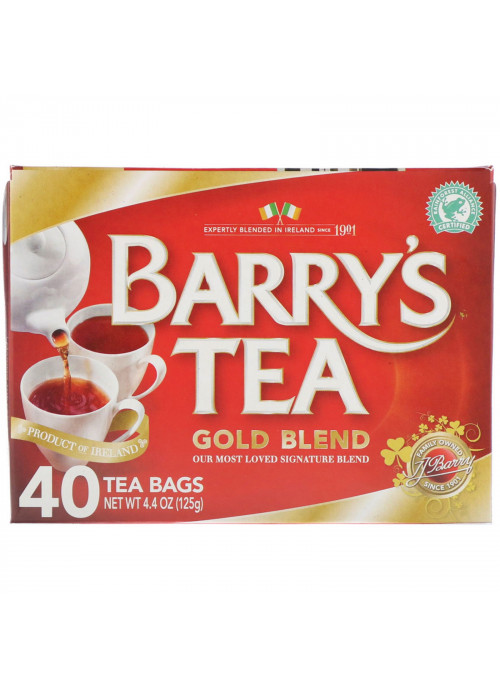 Barry's Tea, Gold Blend, 40 Tea Bags, 4.4 oz (125 g)