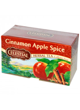 Celestial Seasonings, Cinnamon Apple Spice, Caffeine Free, 20 Tea Bags, 1.7 oz (48 g)