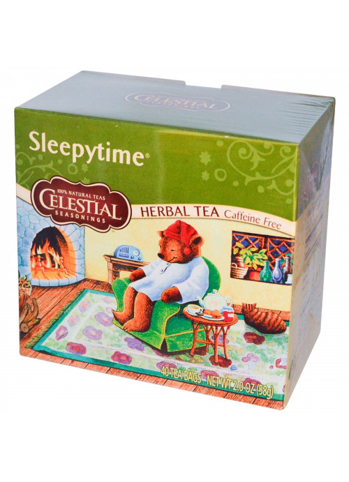 Celestial Seasonings, Herbal Tea, Caffeine Free, Sleepytime, 40 Tea Bags, 2.0 (58 g)