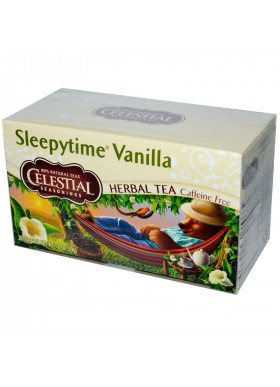 Celestial Seasonings, Herbal Tea, Sleepytime Vanilla, Caffeine Free, 20 Tea Bags, 1.0 oz (29 g)