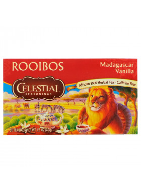 Celestial Seasonings, Rooibos Tea, Madagascar Vanilla, Caffeine Free, 20 Tea Bags, 1.5 oz (42 g)