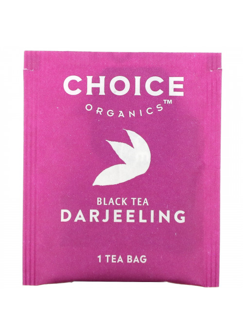 Choice Organic Teas, Black Tea, Darjeeling, 16 Tea Bags, 1.12 oz (32 g)