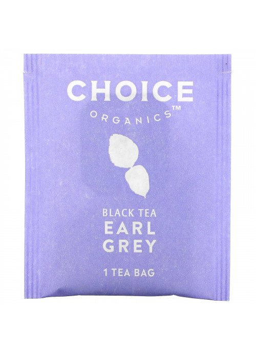 Choice Organic Teas, Black Tea, Earl Grey, 16 Tea Bags, 1.12 oz (32 g)