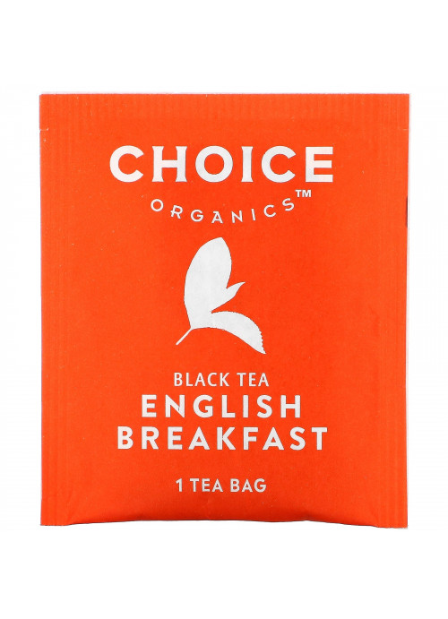 Choice Organic Teas, Black Tea, English Breakfast, 16 Tea Bags, 1.12 oz (32 g)