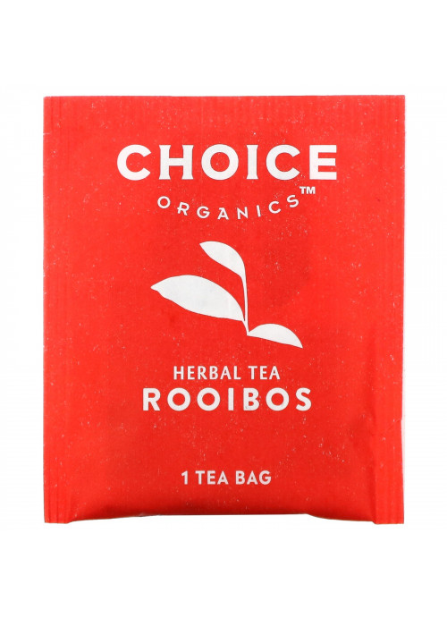 Choice Organic Teas, Herbal Tea, Rooibos, Caffeine-Free, 16 Tea Bags, 1.12 oz (32 g)