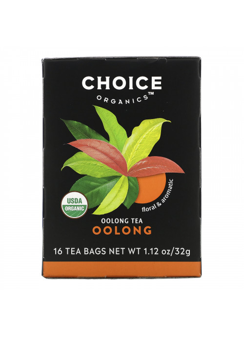 Choice Organic Teas, Oolong Tea, Oolong, 16 Tea Bags, 1.12 oz (32 g)