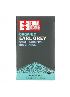 Equal Exchange, Organic Earl Grey, Black Tea, 20 Tea Bags, 1.41 oz (40 g)