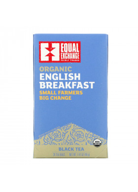 Equal Exchange, Organic English Breakfast, Black Tea, 20 Tea Bags, 1.41 oz (40 g)