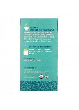Equal Exchange, Organic Irish Breakfast, Black Tea, 20 Tea Bags, 1.41 oz (40 g)