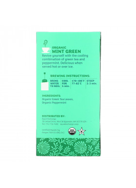 Equal Exchange, Organic Mint Green, Green Tea, 20 Tea Bags, 1.41 oz (40 g)