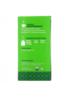 Equal Exchange, Organic Peppermint Herbal Tea, Caffeine Free, 20 Tea Bags, 0.99 oz (28 g)