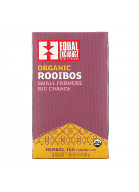 Equal Exchange, Organic Rooibos, Herbal Tea, 20 Tea Bags, 1.41 oz (40 g)