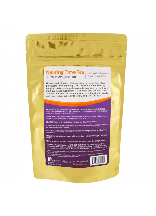 Fairhaven Health, Nursing Time Tea, Lemon Flavor, 4 oz