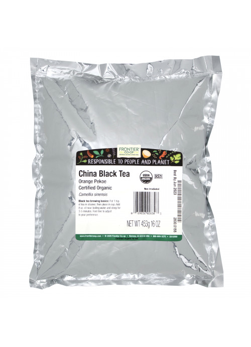 Frontier Natural Products, China Black Tea, Orange Pekoe, 16 oz (453 g)