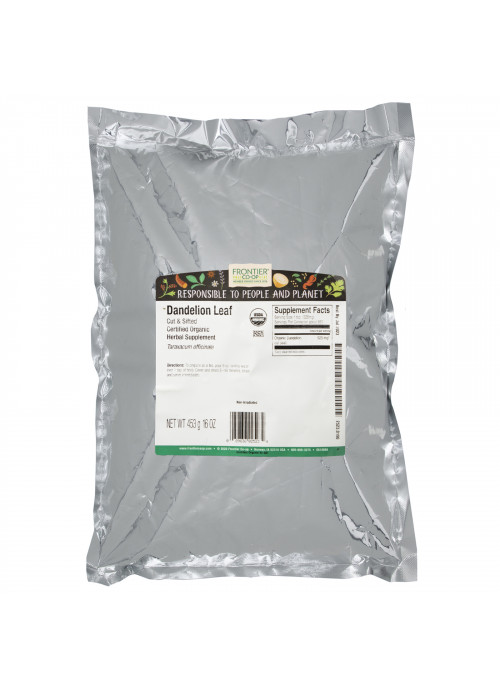 Frontier Natural Products, Organic Cut & Sifted Dandelion Leaf, 16 oz (453 g)