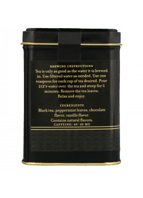 Harney & Sons, Black Tea, Chocolate Mint, 4 oz