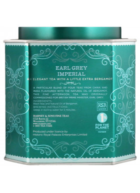Harney & Sons, Earl Grey Imperial, Black Tea with Bergamot, 30 Sachets, 2.35 oz (66 g) Each