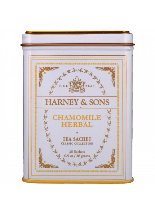 Harney & Sons, Fine Teas, Chamomile Herbal, 20 Sachets, 0.9 oz (26 g)