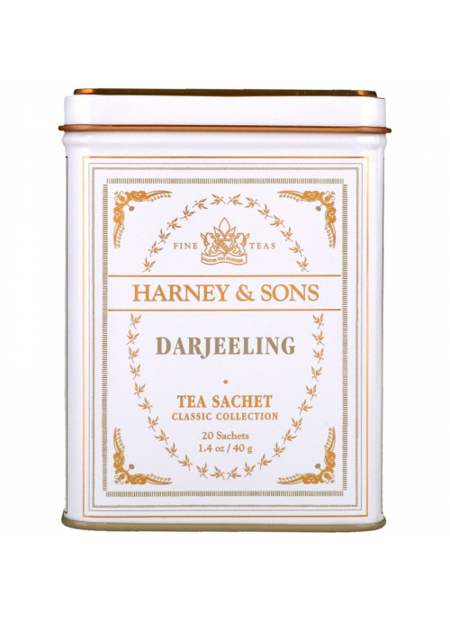 Harney & Sons, Fine Teas, Darjeeling, 20 Tea Sachets, 1.4 oz (40 g)