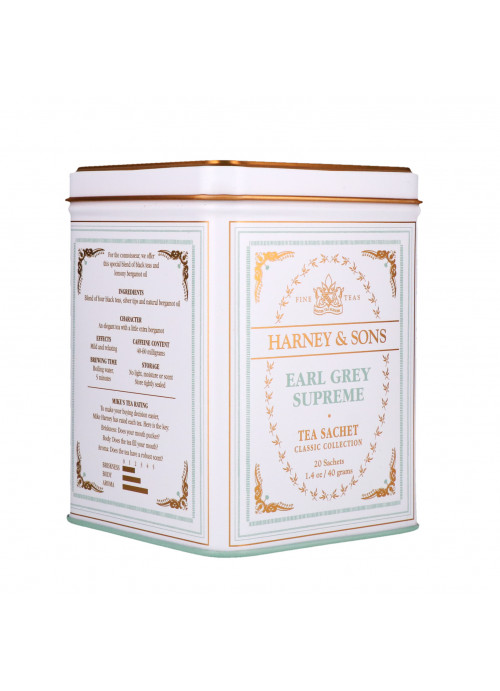 Harney & Sons, Fine Teas, Earl Grey Supreme, 20 Sachets, 1.4 oz (40 g)