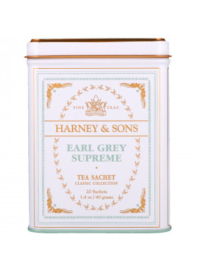 Harney & Sons, Fine Teas, Earl Grey Supreme, 20 Sachets, 1.4 oz (40 g)