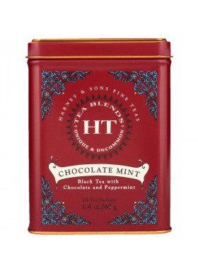 Harney & Sons, HT Tea Blend, Chocolate Mint, 20 Tea Sachets, 1.4 oz (40 g)