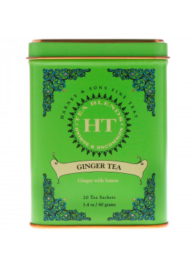 Harney & Sons, HT Tea Blend, Ginger Tea, 20 Tea Sachets, 1.4 oz (40 g)