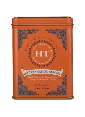 Harney & Sons, HT Tea Blend, Hot Cinnamon Sunset, 20 Tea Sachets, 1.4 oz (40 g)