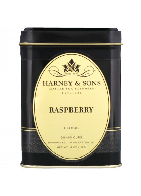 Harney & Sons, Raspberry Herbal Tea, Caffeine Free, 4 oz