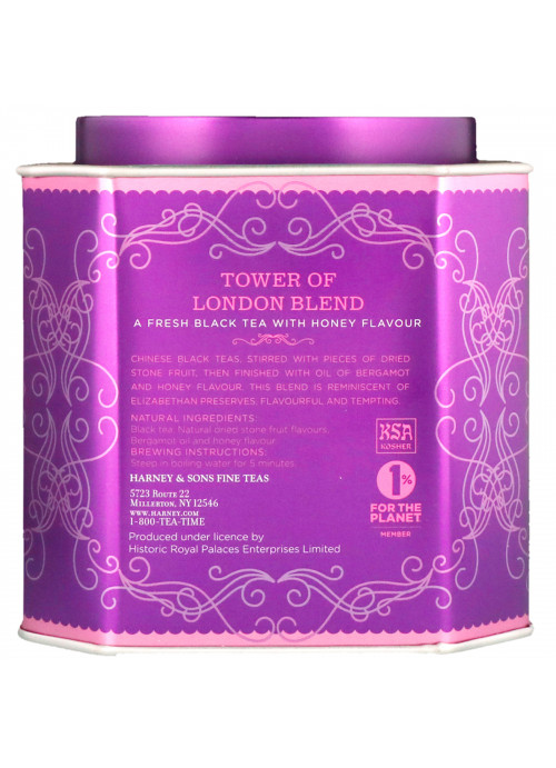 Harney & Sons, Tower of London Blend, A Fresh Black Tea Blend, 30 Sachets, 2.67 oz (75 g)