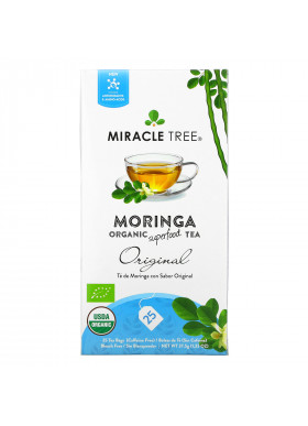 Miracle Tree, Moringa Organic Superfood Tea, Original, Caffeine Free, 25 Tea Bags, 1.32 oz (37.5 g)