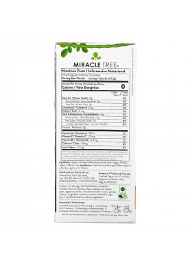 Miracle Tree, Moringa Organic Superfood Tea, Rooibos, Caffeine Free, 25 Tea Bags, 1.32 oz (37.5 g)