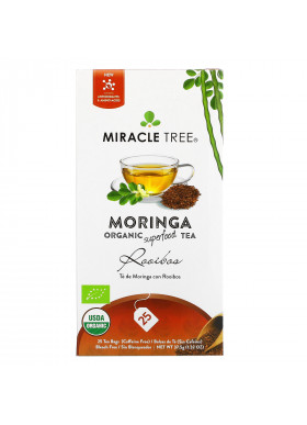Miracle Tree, Moringa Organic Superfood Tea, Rooibos, Caffeine Free, 25 Tea Bags, 1.32 oz (37.5 g)