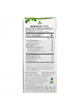 Miracle Tree, Moringa Organic Superfood Tea, Strawberry, Caffeine Free, 25 Tea Bags, 1.32 oz (37.5 g)