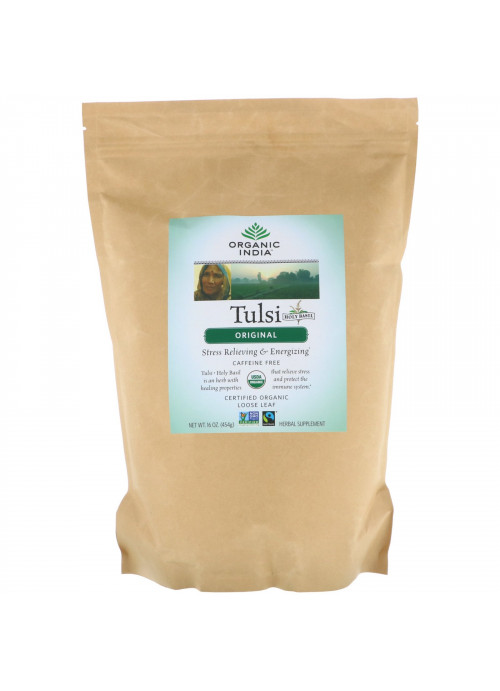 Organic India, Tulsi Loose Leaf Tea, Original, Caffeine-Free, 16 oz (454 g)