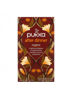 Pukka Herbs, After Dinner, 20 Herbal Tea Sachets, 1.27 oz (36 g)