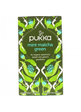 Pukka Herbs, Mint Matcha Green Tea, 20 Green Tea Sachets, 1.05 oz (30 g)