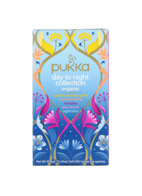 Pukka Herbs, Organic Day to Night Collection, 20 Herbal Tea Sachets, 1.14 oz (32.4 g)