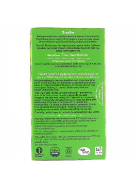 Pukka Herbs, Organic Lemongrass & Ginger, Caffeine-Free, 20 Herbal Tea Sachets, 1.27 oz (36 g)