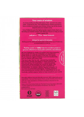 Pukka Herbs, Organic Tulsi Clarity, Caffeine-Free, 20 Herbal Tea Sachets, 1.27 oz (36 g)