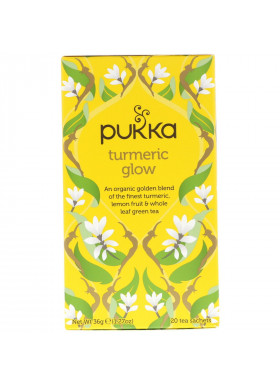 Pukka Herbs, Turmeric Glow Tea, 20 Tea Sachets, 1.27 oz (36 g)