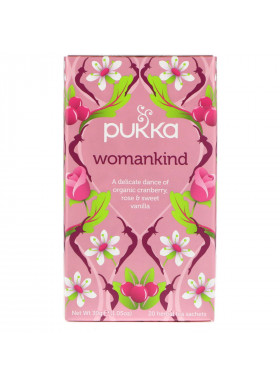 Pukka Herbs, Womankind, Caffeine Free, 20 Herbal Tea Sachets, 1.05 oz (30 g)