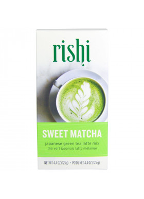 Rishi Tea, Japanese Green Tea Latte Mix, Sweet Matcha, 4.4 oz (125 g)