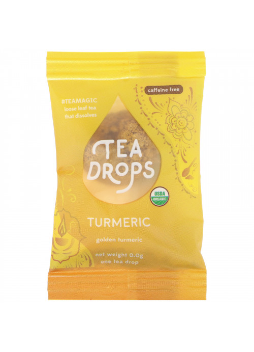 Tea Drops, Turmeric, Caffeine Free,  0.3 oz
